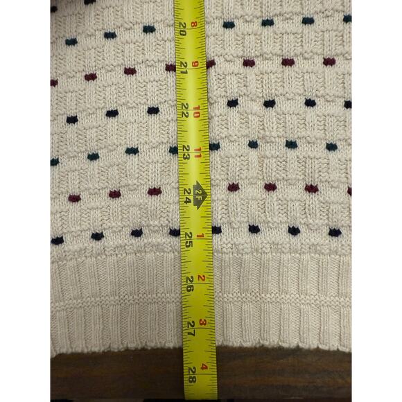 Vintage PECONIC BAY TRADERS Made in USA Size XXL Cotton‎ Knit Sweater - Picture 9 of 10